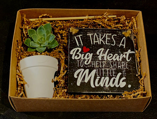 DIY Succulent Gift Box