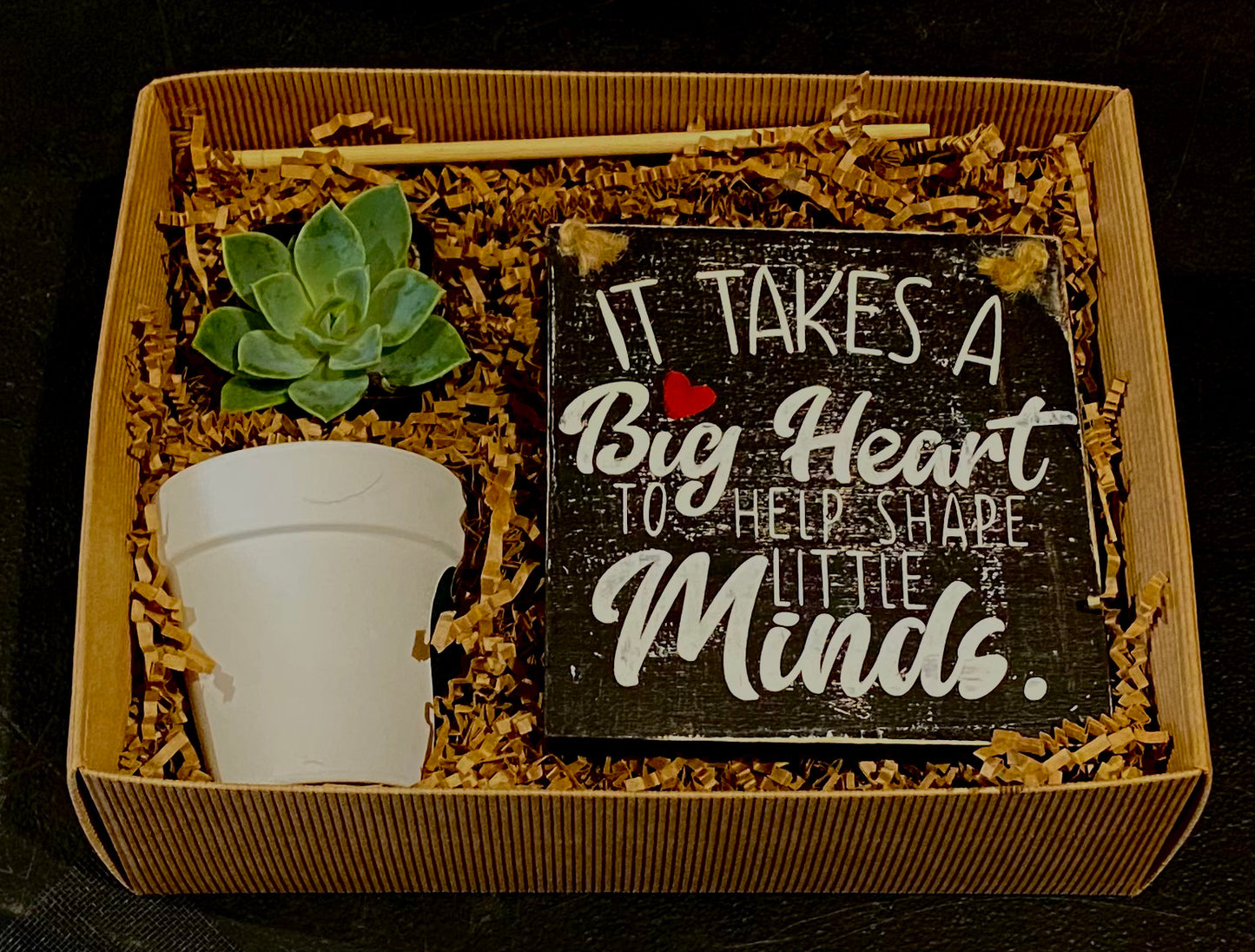 DIY Succulent Gift Box